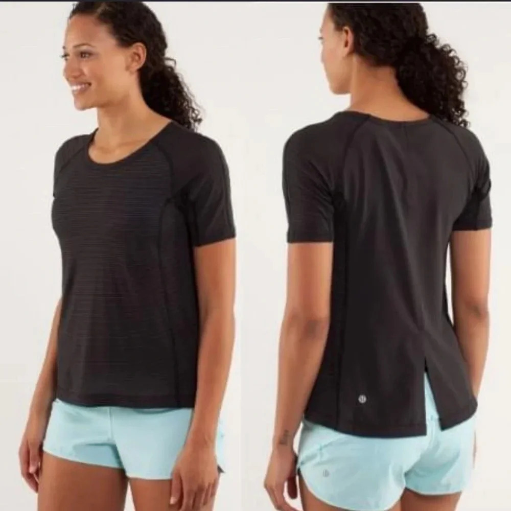 Lululemon Run: Silver Lining Short Sleeve - Size 4